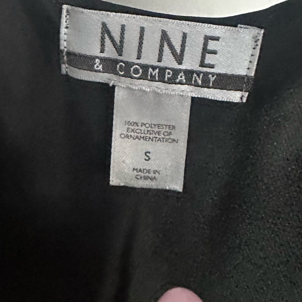 Vintage Nine & Company black slip dress small - Picture 4 of 15